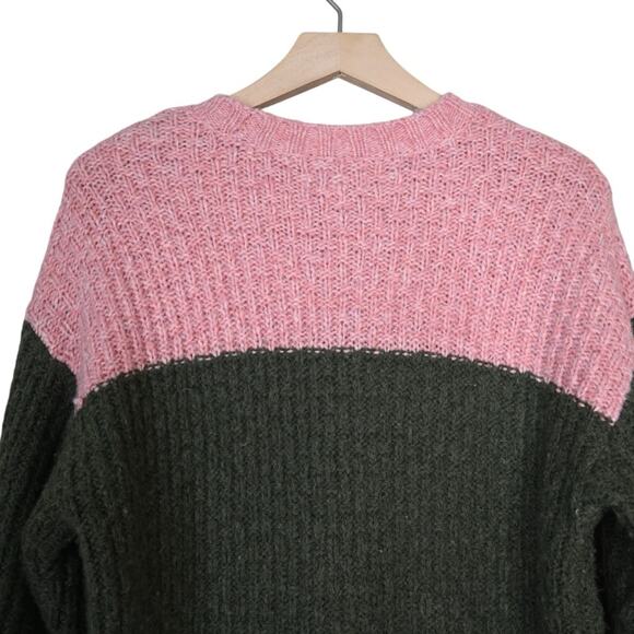 American Eagle Women's XS Colorblock Oversized Sweater Tunic - Picture 4 of 9